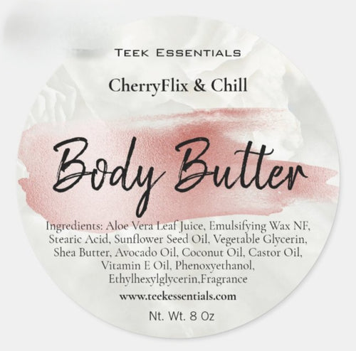 CherryFlix & Chill 8oz body butter